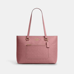 Coach Station Tote Bag In Signature Leather